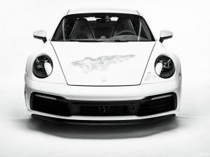 Porsche 911 Carrera 4S Crystal Eroded Art Car by Daniel Arsham 2020 года 